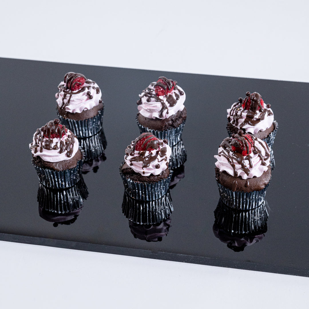 Chocolate Raspberry Truffle Cupcakes