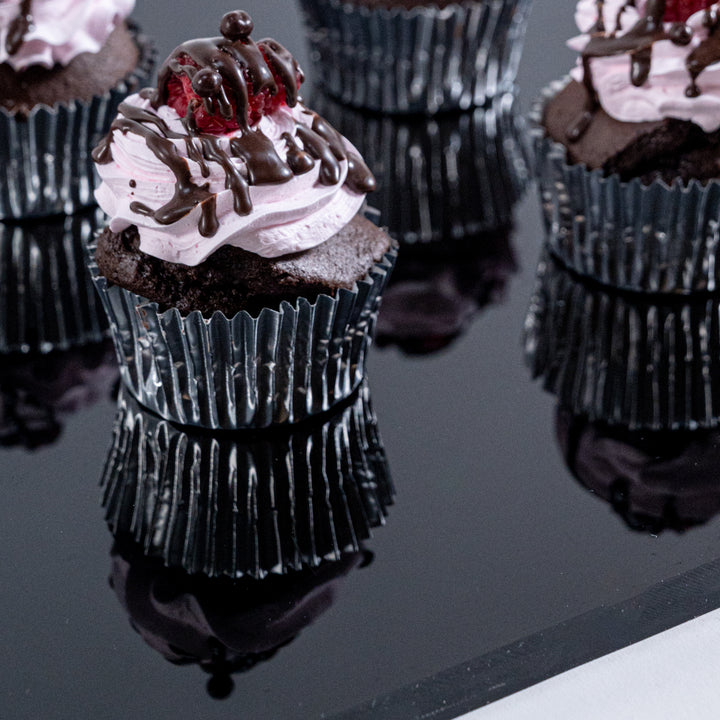 Chocolate Raspberry Truffle Cupcakes