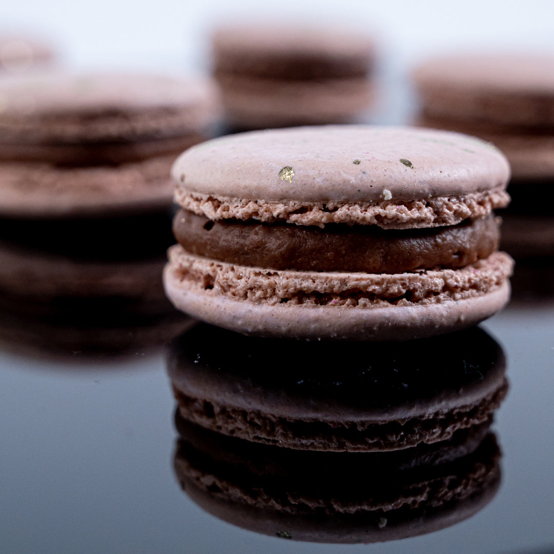 Hazelnut Praline Macarons