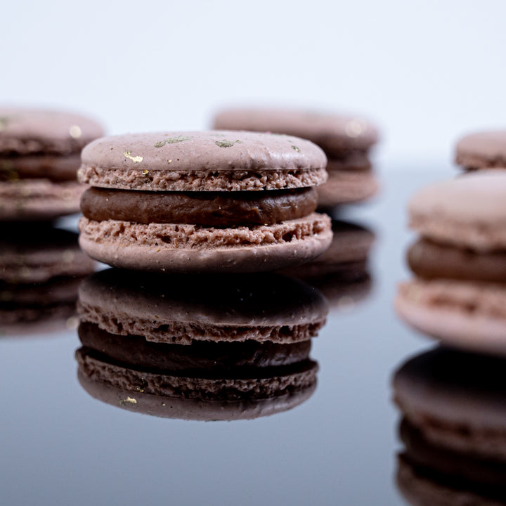 Hazelnut Praline Macarons