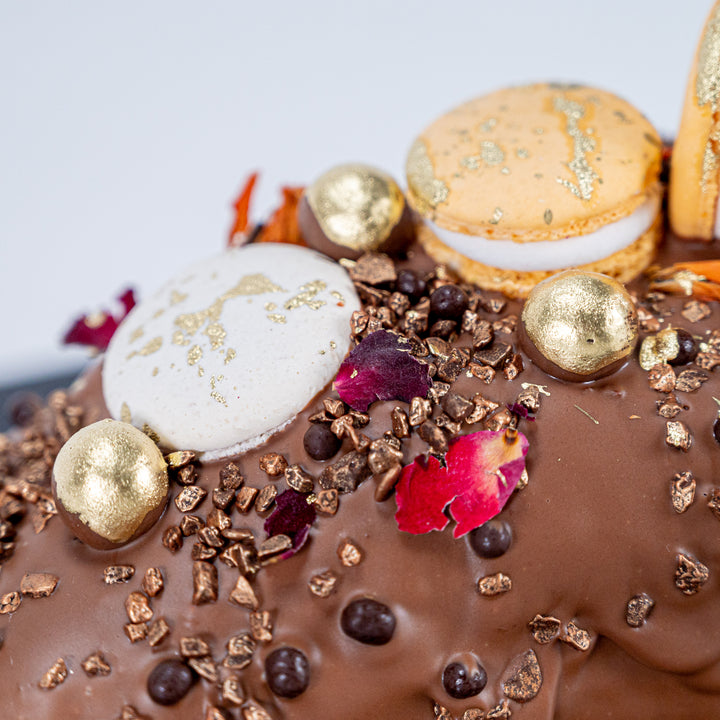 Chocolate Orange Blossom Pound Cake