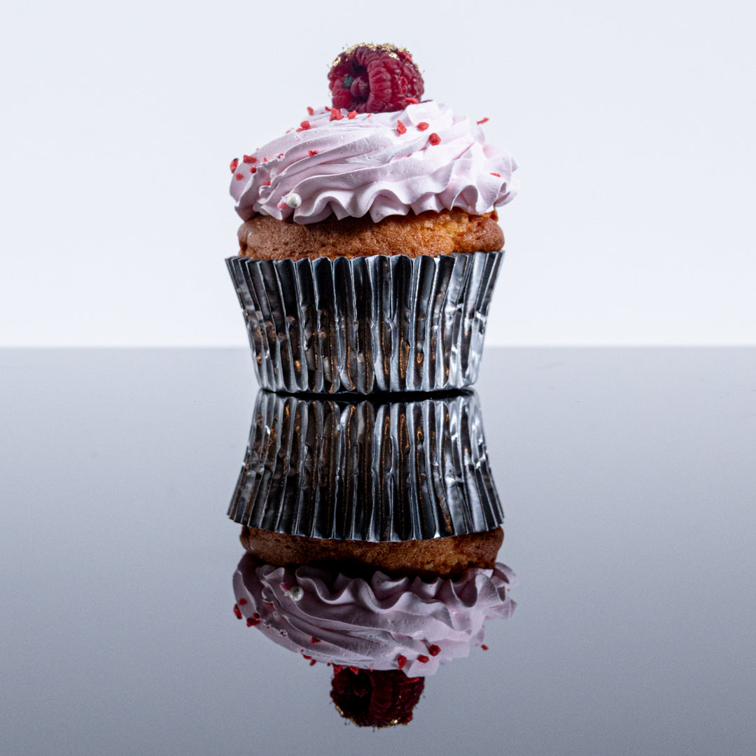 Raspberry White Chocolate Cream Cupcakes