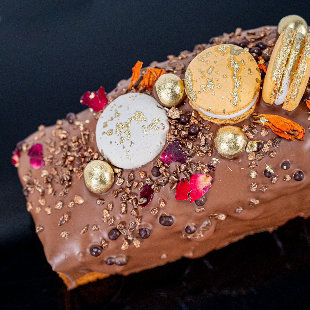 Chocolate Orange Blossom Pound Cake