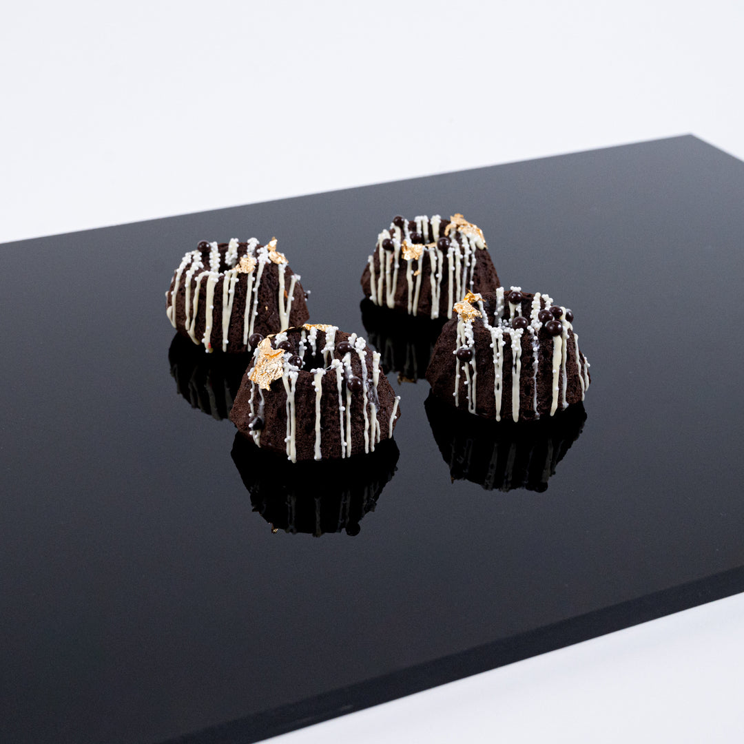 Triple Chocolate Bundt Cakes