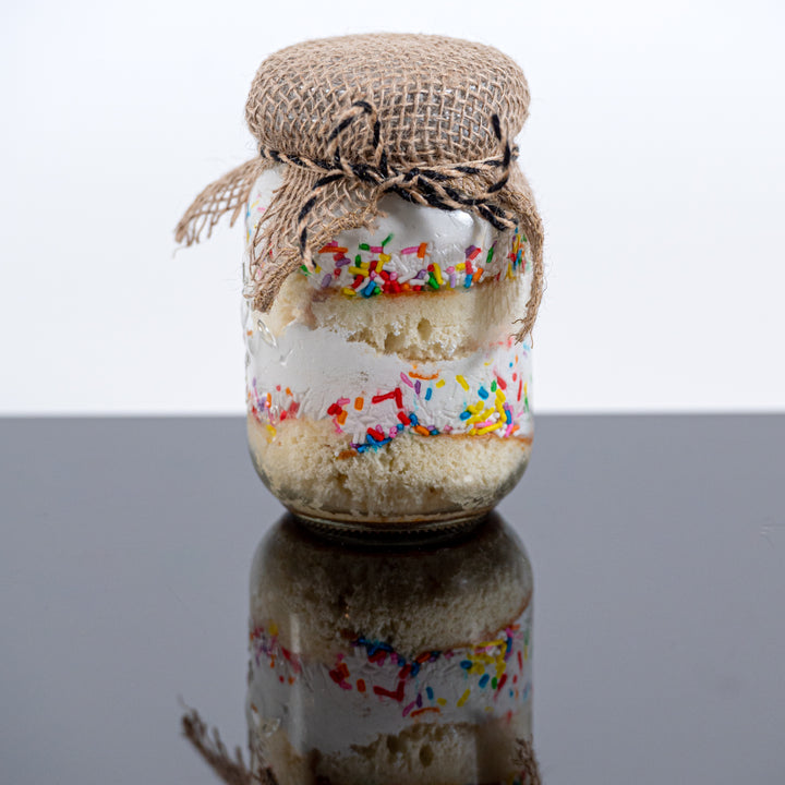 Sprinkle Party Cake Jar