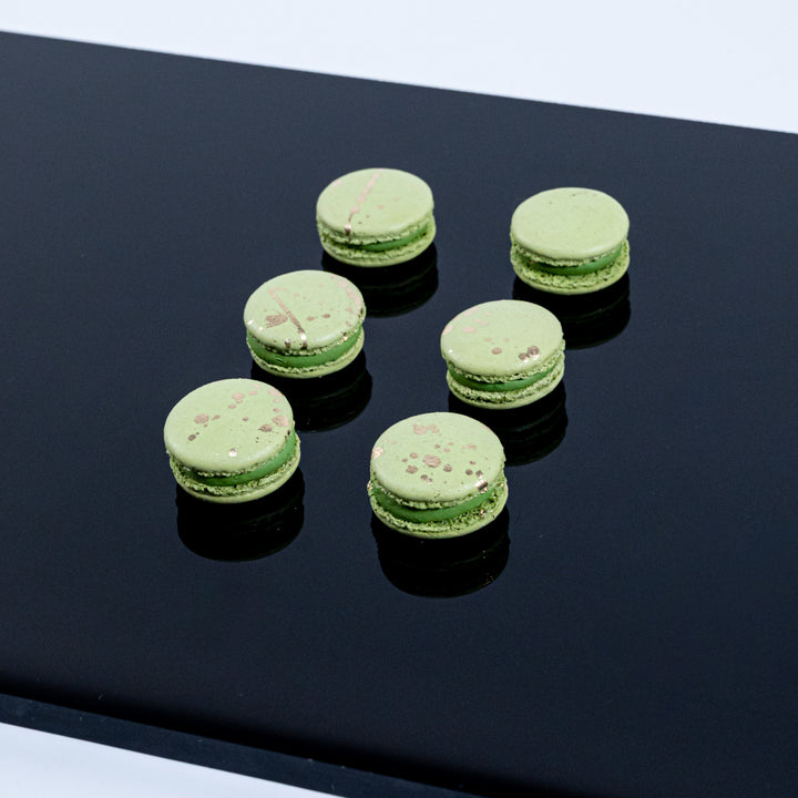 Pistachio White Chocolate Macarons