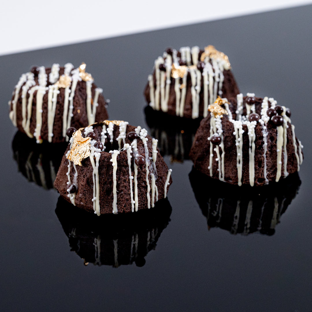 Triple Chocolate Bundt Cakes