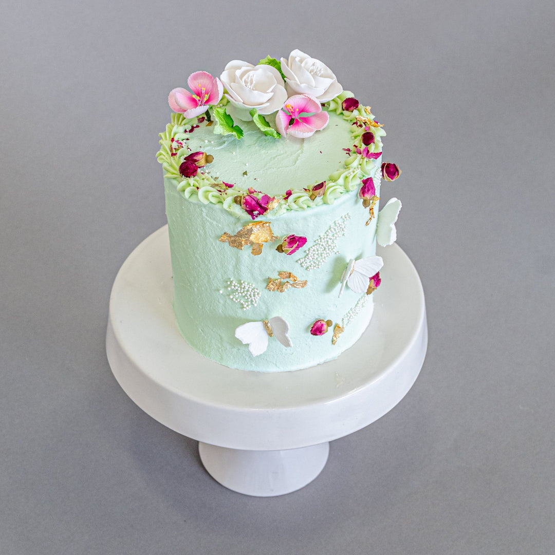 The Rose Butterfly (Vegan & Eggless)